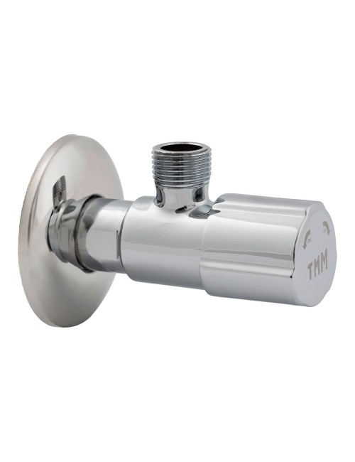 Válvula escuadra cerámica ½ pulg x 3/8 pulg