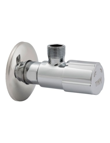 Válvula escuadra cerámica ½ pulg x ¾ pulg