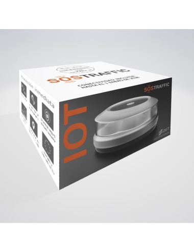 Baliza v16 de emergencia homologada conectada geolocalizable con dgt 3.0 sos trafic