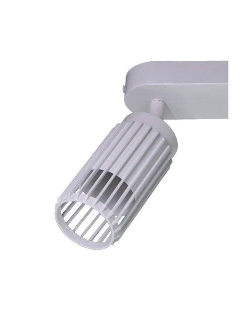 Foco 2 elementos sahara arenado, gu10, 10w (bombillas no incluidas), blanco, 30 x 6 x 21 cm