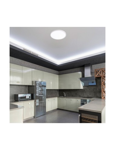 Plafón led circular, mery, 24 w, 3cct, 2420 lm, blanco, ø30 x 2,5 cm