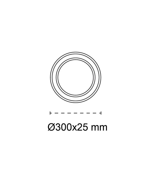 Plafón led circular, mery, 24 w, 3cct, 2420 lm, blanco, ø30 x 2,5 cm