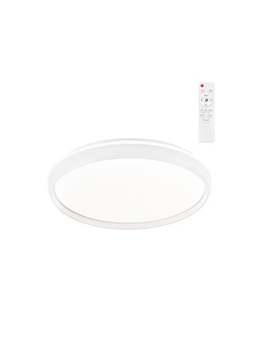 Plafón led circular, charly, 46 w, 3cct, 5060 lm, blanco, ø40 x 7 cm