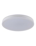 Plafón led circular, targes, 80 w, 3cct, 8800 lm, blanco, ø60 x 6,5 cm