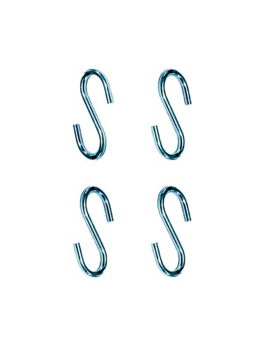 Gancho en forma de s cg23 4,5 x 50 mm, zincado, blister 4 uds