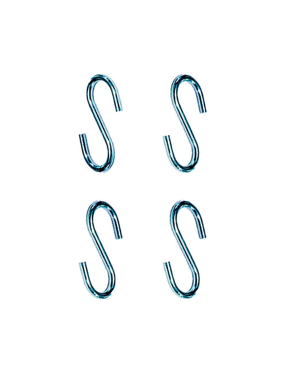 Gancho en forma de s cg23 5 x 60 mm, zincado, blister 4 uds