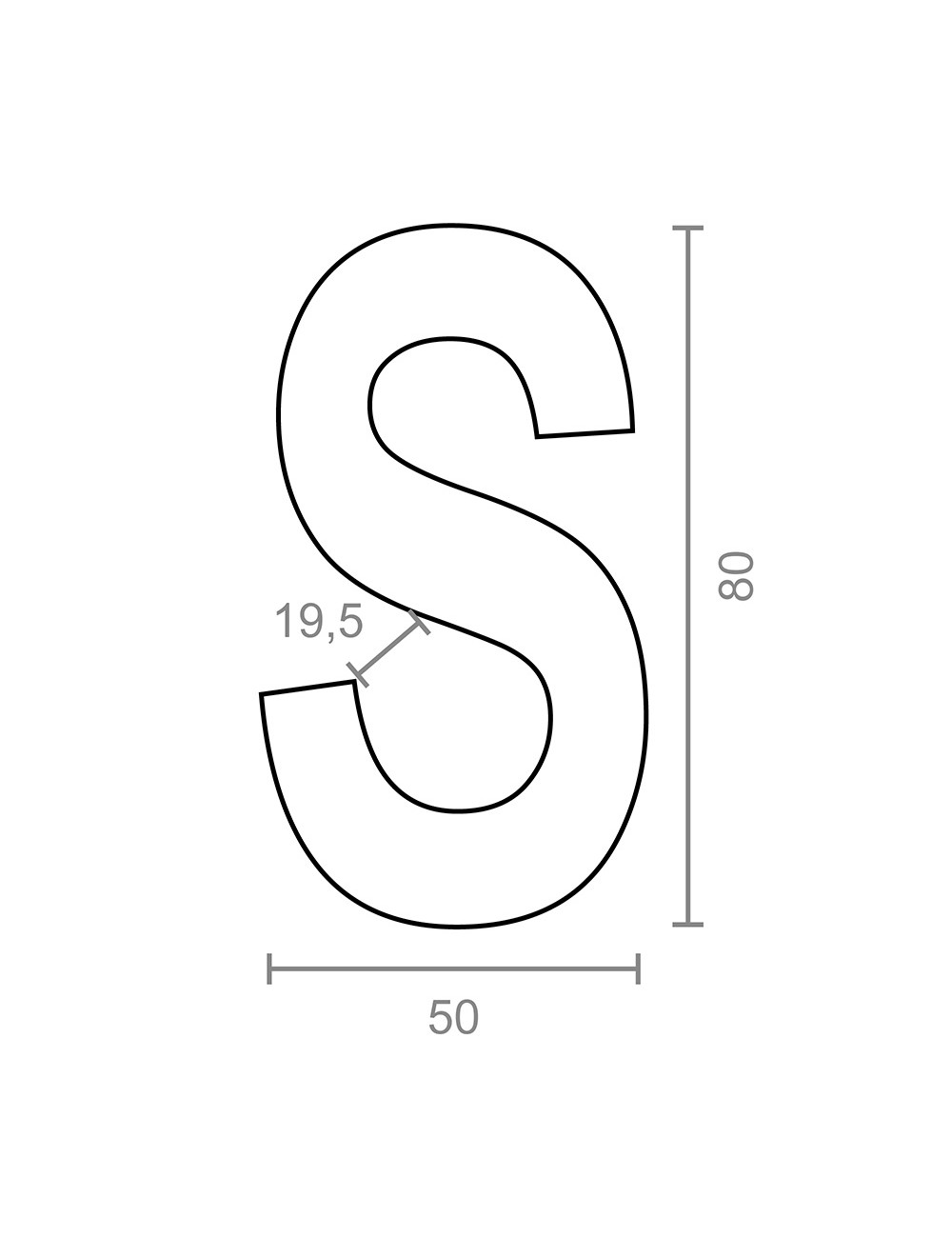 Gancho en forma de s cg23 6 x 80 mm, zincado, blister 2 uds