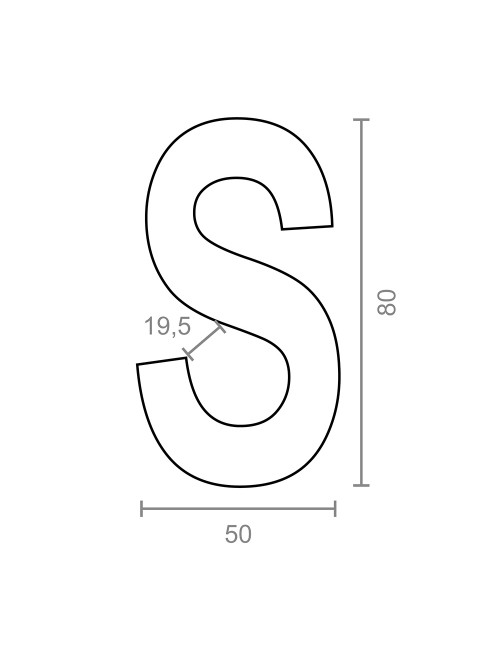 Gancho en forma de s cg23 6 x 80 mm, zincado, blister 2 uds
