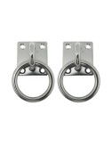 Placa amarre con anilla ap13, 6 mm, inoxidable, blister 2 uds
