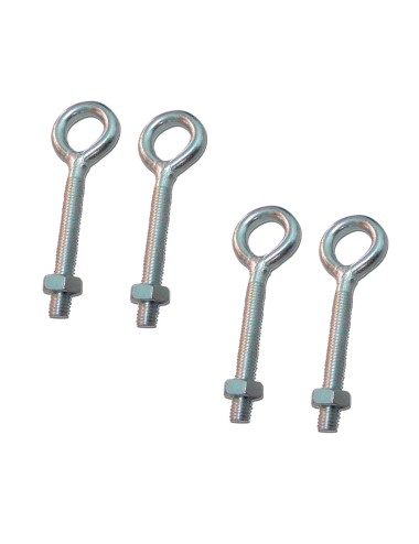 Hembrilla soldada con tuerca hm01, m5 x 40 mm, zincado, blister 4 uds