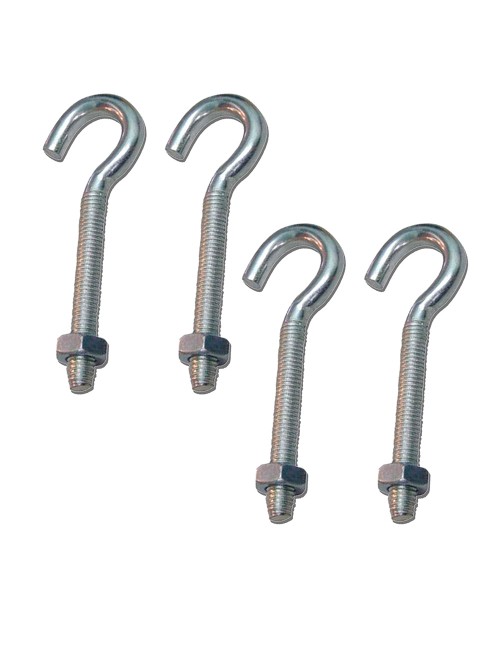 Hembrilla abierta con tuerca hm02, m3 x 30 mm, zincado, blister 4 uds