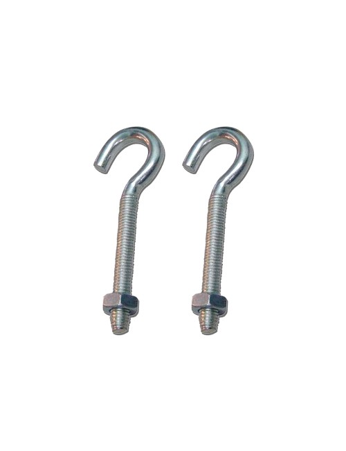 Hembrilla abierta con tuerca hm02, m8 x 60 mm, zincado, blister 2 uds