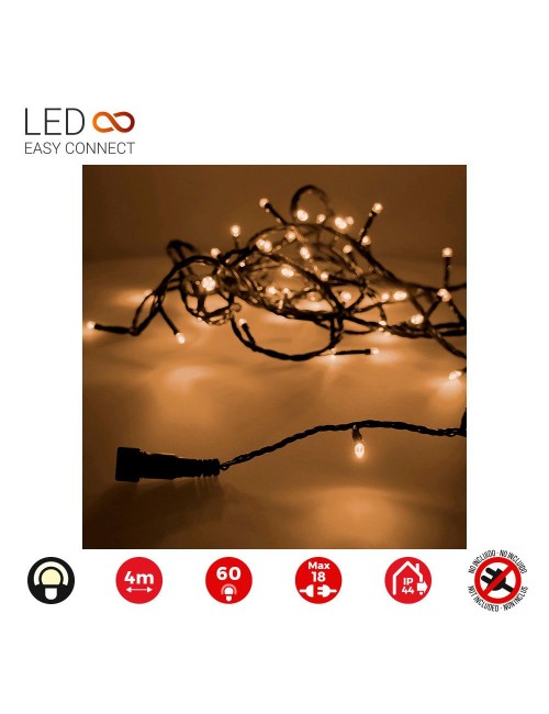 Guirnalda luminosa easy-connect interior-exterior 4m