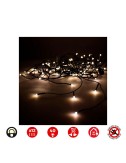 Cortina icicle easy-connect 2x0,5m 12 tiras blanco calido 30v (interior-exterior) edm total 0,72w