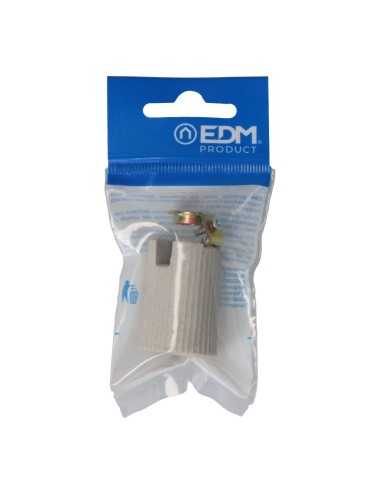 Portalámparas porcelana e14 beige (envasado)