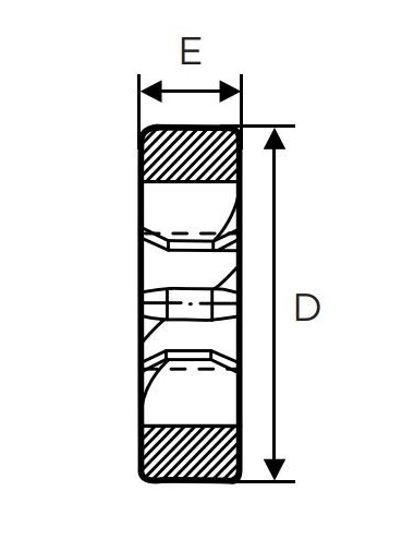 COJINETE REDONDO HSS M 11X1,5
