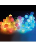 Guirnalda 80 leds, multicolor colores vivos, exterior, 16 m