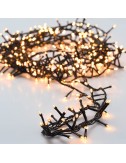 Guirnalda multifunción, uso exterior, tipo espino, luz cálida, 400 leds, 8 m