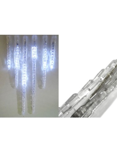 Guirnalda led icicle, exterior, 2,5 m