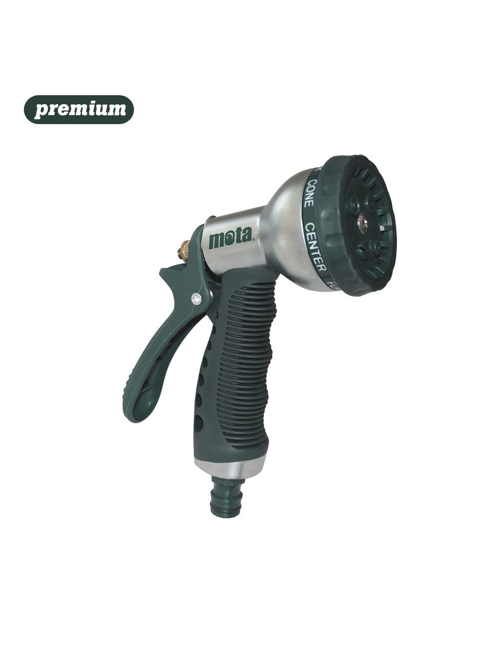 Pistola de riego metalica ar22 con conector