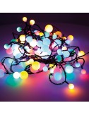 Guirnalda "cherry" 120 leds de tres medidas, multicolor, exterior, 9 m