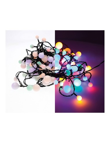 Guirnalda "cherry" 120 leds de tres medidas, multicolor, exterior, 9 m