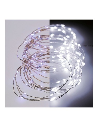 Guirnalda micro led 180 led, multifunción, luz fría, exterior, 9 m