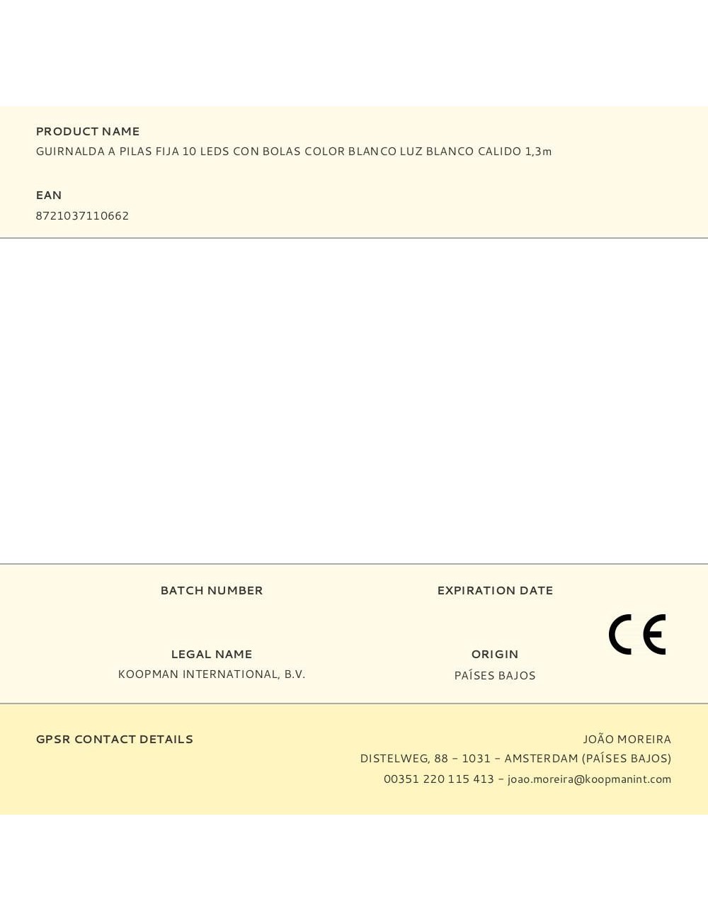 Guirnalda a pilas, función fija, uso interior, con bolas, blanco cálido, 10 leds, 1,30 m, plata