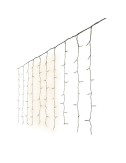 Cortina multifunción, exterior, 240 leds, 2,2 x 1,5 m, blanco cálido