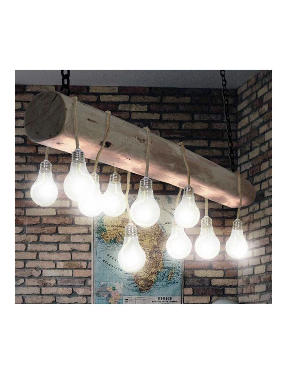 Guirnalda a pilas, función fija, uso interior, 10 bombillas con 3 leds, blanco cálido, 2,55 m