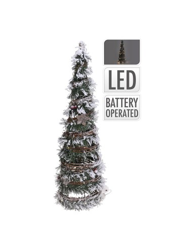 Árbol de navidad tipo cono de 60 cm