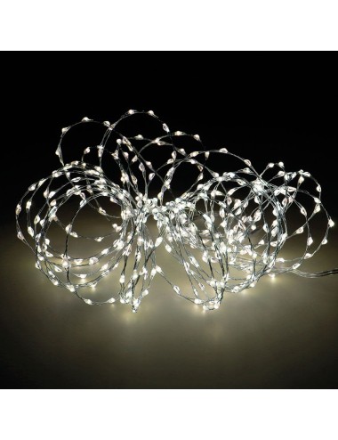 Guirnalda micro led 378 leds extra brillante, luz cálida, exterior, 6 m