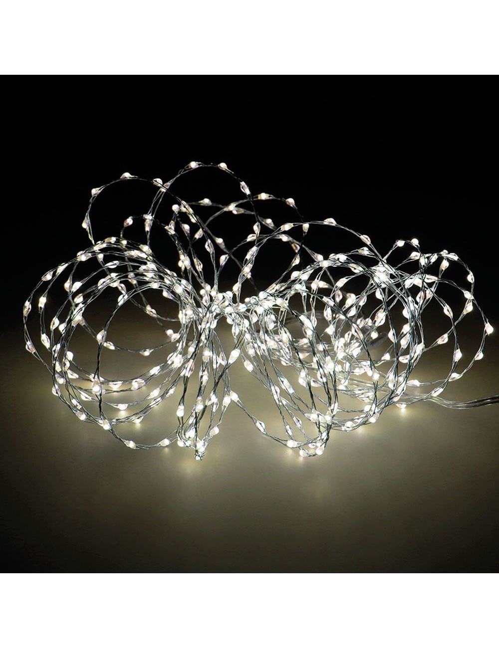 Guirnalda micro led 378 leds extra brillante, luz cálida, exterior, 6 m