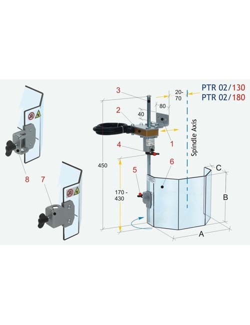 Protector de seguridad para taladro  PTR 02/130