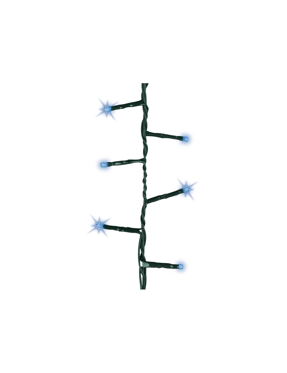 Guirnalda multifunción, uso exterior, led compact, azul, cable verde, 500 leds, 16 m