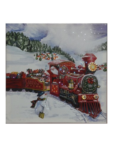 Cuadro decorativo con led 38 x 38 cm modelos surtidos