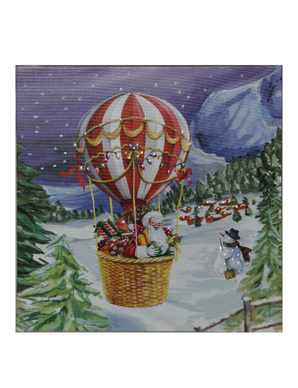 Cuadro decorativo con led 38 x 38 cm modelos surtidos