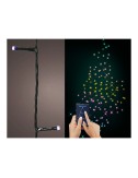 Guirnalda rgb danzante 50 leds bluetooth, multicolor, exterior, 4,9 m