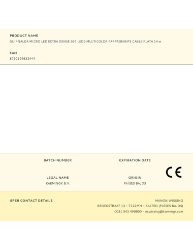 Guirnalda micro led extra dense 567 leds multicolor parpadeante cable plata 14 m