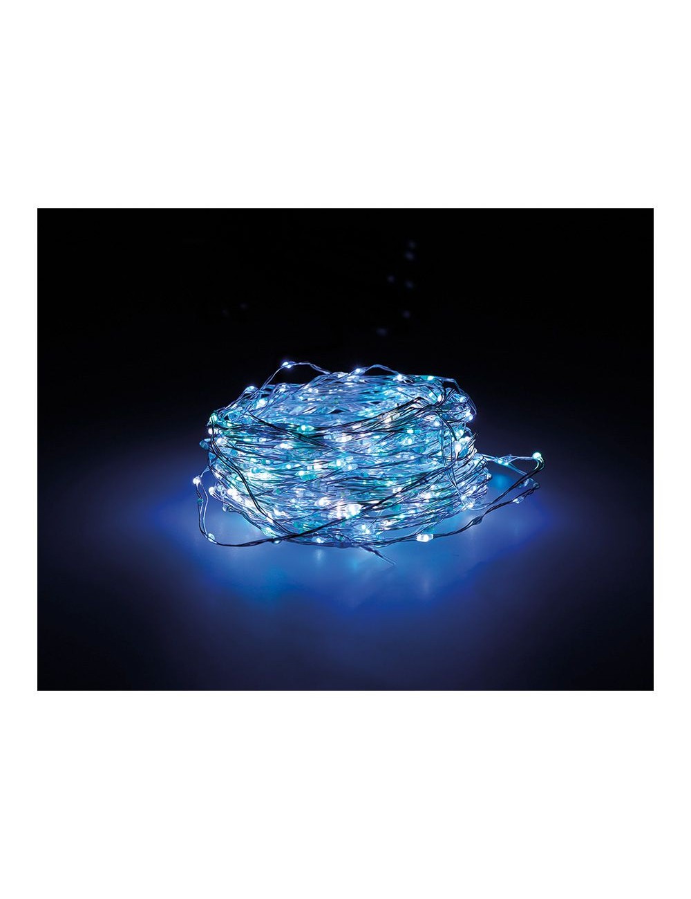 Guirnalda micro led extra dense 567 leds colores pastel parpadeante cable plata 14 m