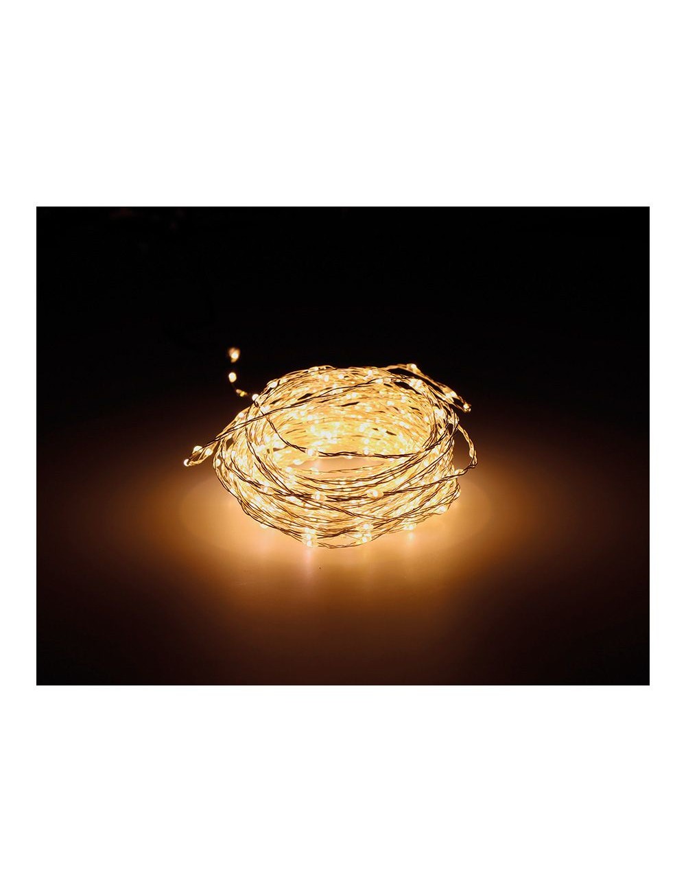Guirnalda micro led, 567 leds, multifunción, luz cálida, exterior, 9 m
