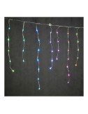 Cortina led efecto carámbano multicolor 300 x 70 cm
