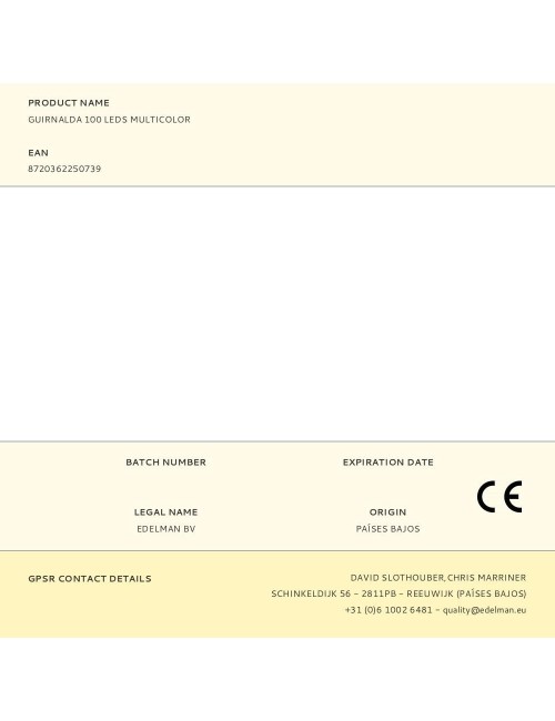 Guirnalda 100 leds multicolor