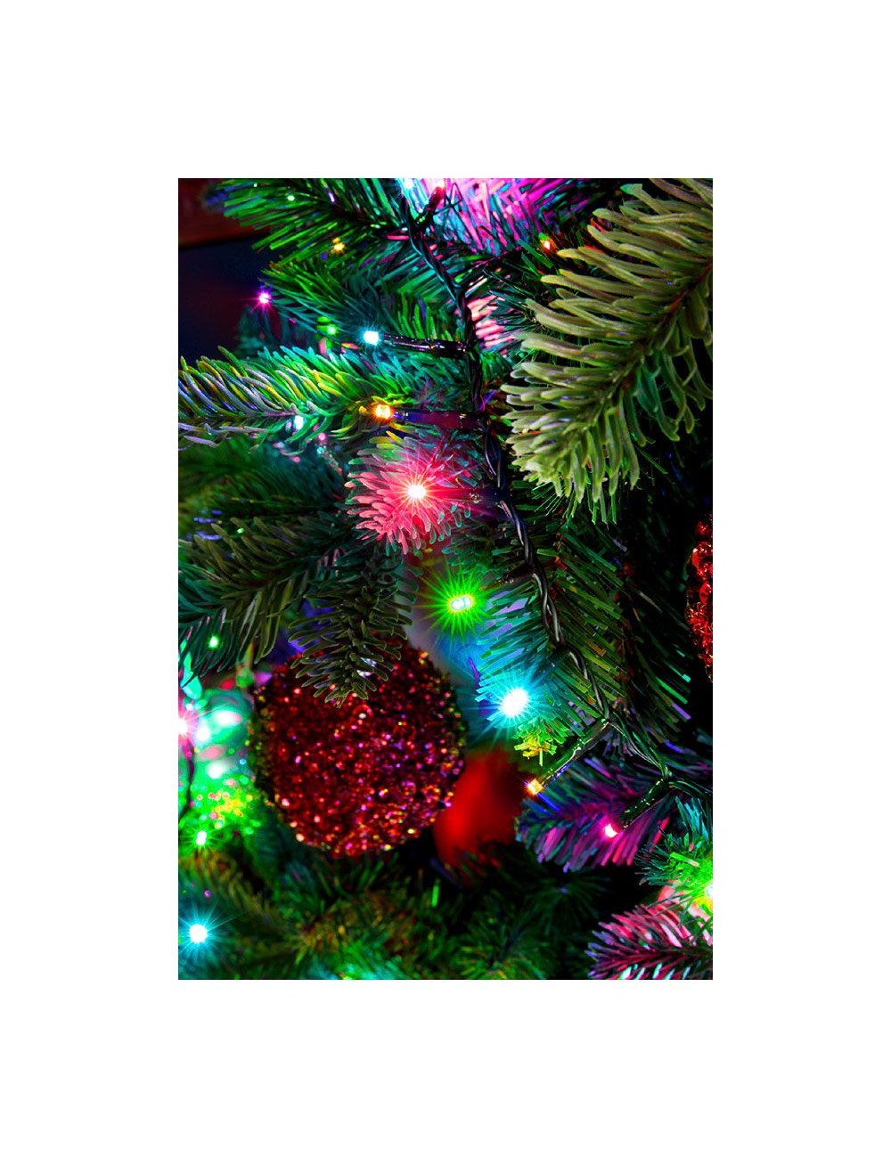 Guirnalda multifunción, uso exterior, led compact, multicolor pastel, cable verde, 500 leds, 16 m