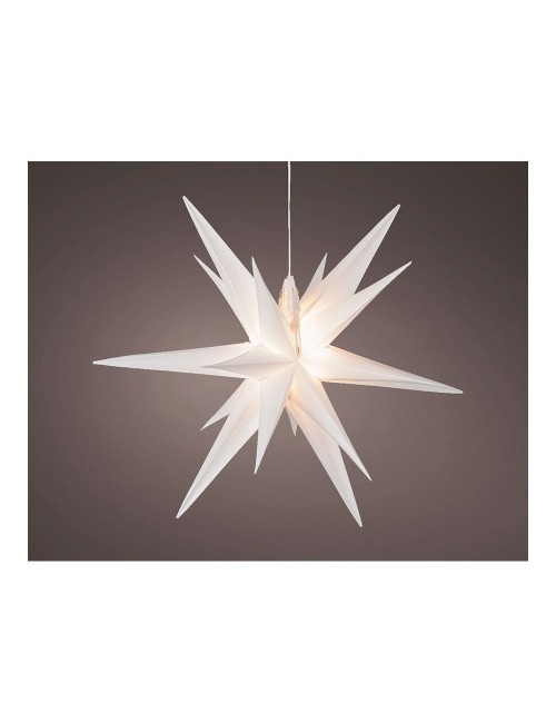Figura led estrella roja 6 leds exterior ø40 x 40 cm
