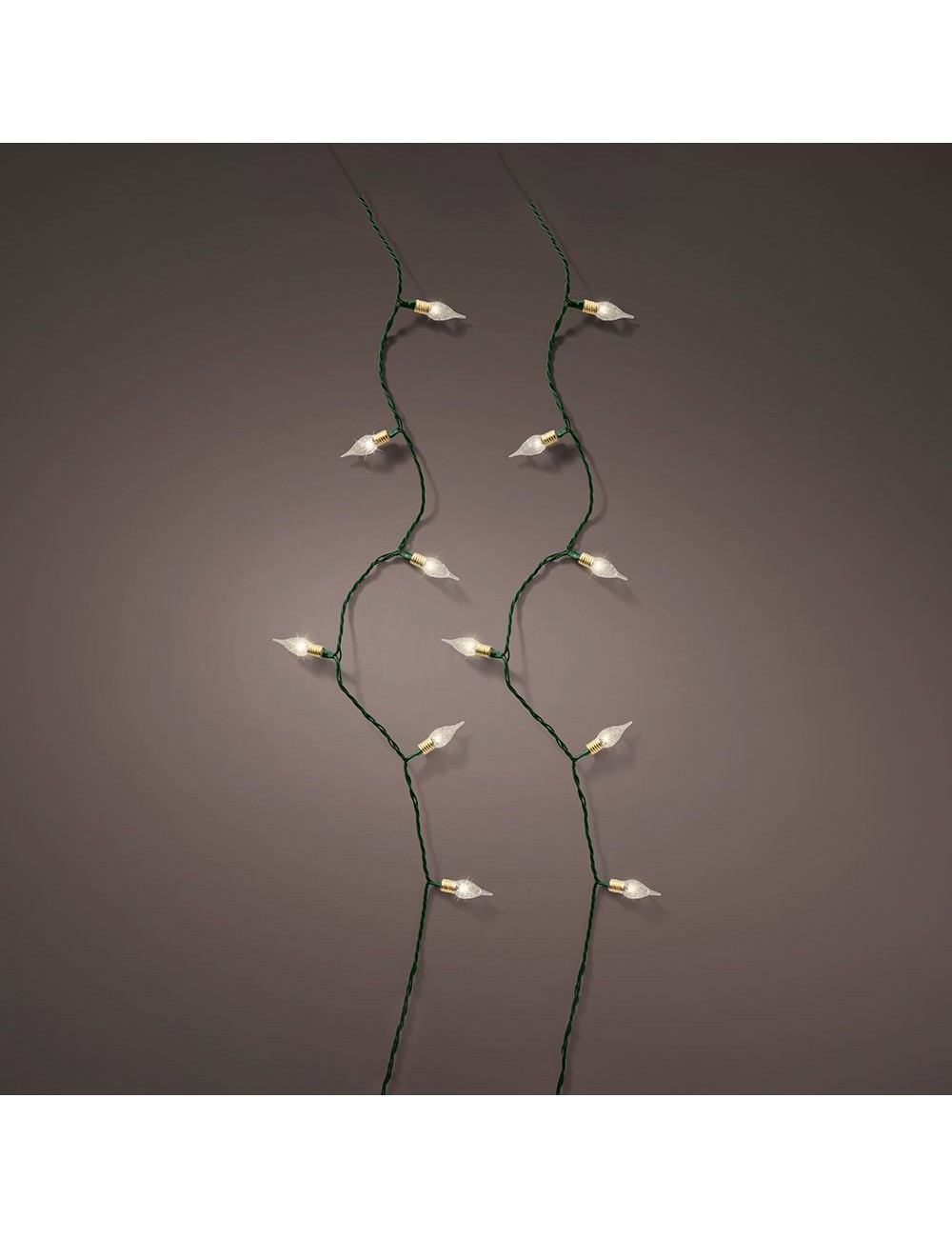 Guirnalda led vintage blanco cálido con 8 funciones centelleante para interior 1119 cm