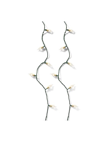 Guirnalda led vintage blanco cálido con 8 funciones centelleante para interior 1119 cm