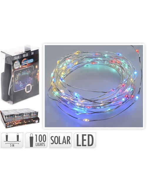 Guirnalda micro led, multicolor, 100 leds, 7 m