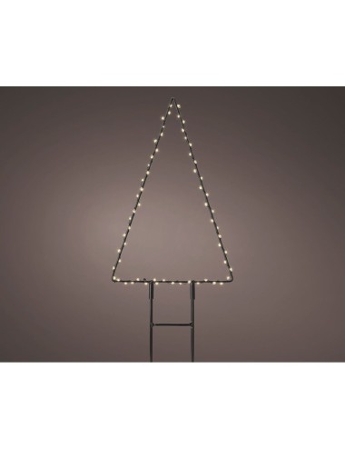 Estaca microled en forma de pino para exterior 18 x 0,6 x 27cm