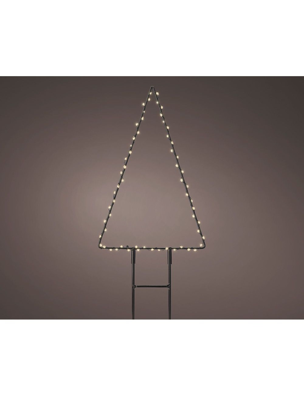 Estaca microled en forma de pino para exterior 18 x 0,6 x 27cm